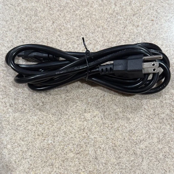 Black Hiree Side Table With Charging Station - Picture 3 of 5